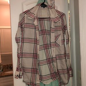 Plaid button up shirt